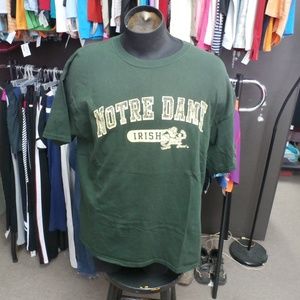 Notre Dame Men's shirt green size missing 30035